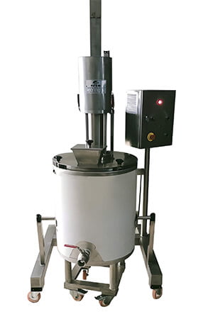 Homogènéiseur produit cosmétique semi automatique